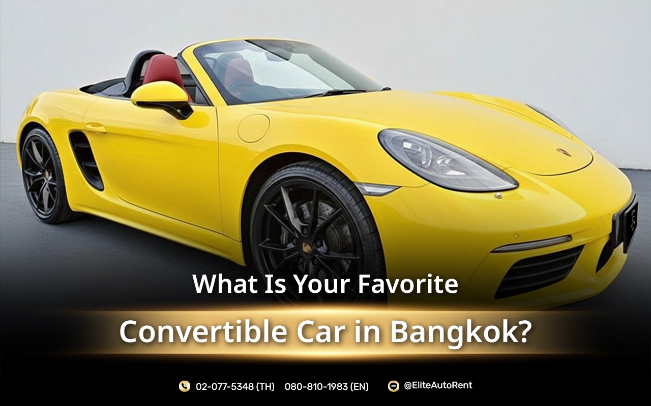 Convertible Car in Bangkok