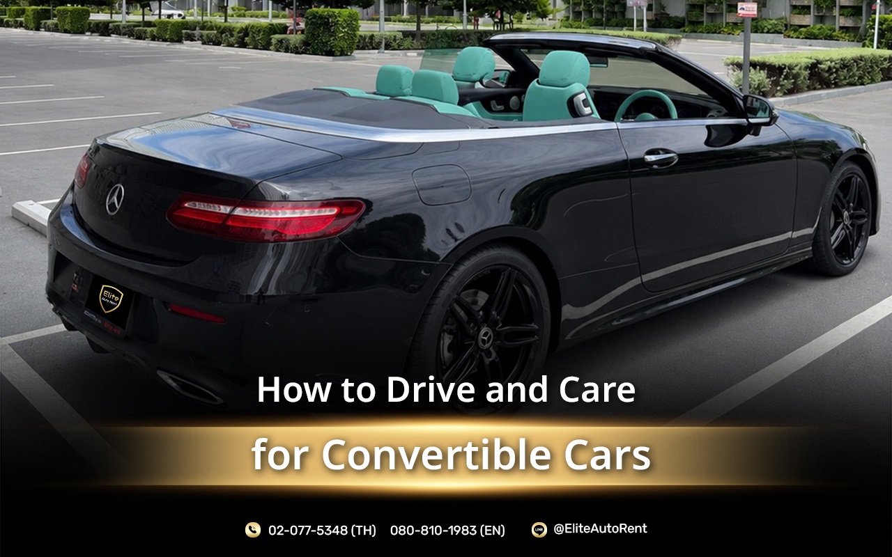 how to care for convertible cars